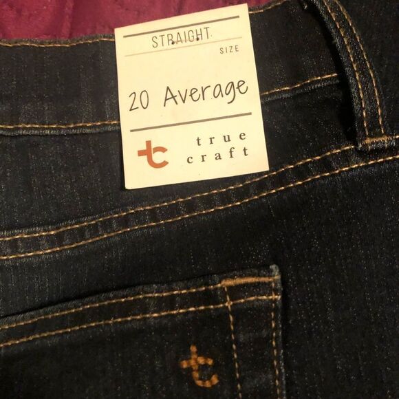 True craft straight Jeans size 20a new with tags - Picture 3 of 5